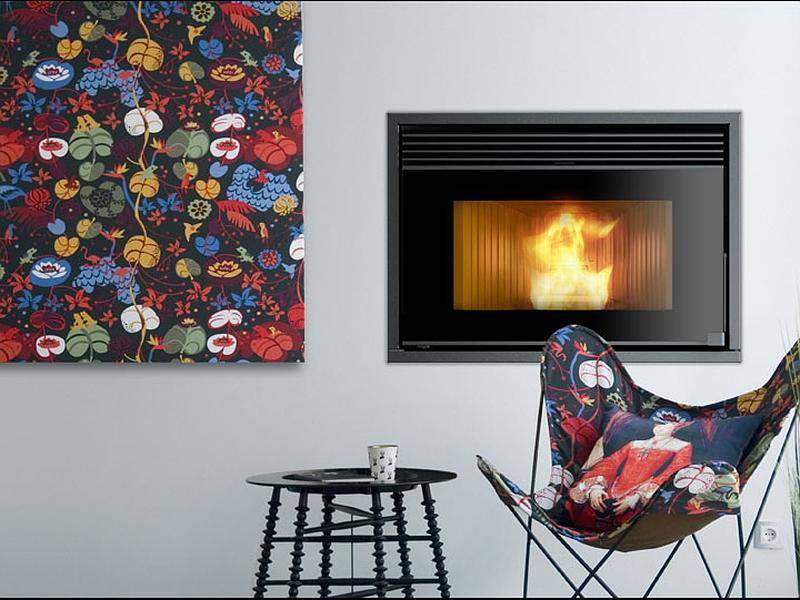 Réalisation Mur blac cheminée